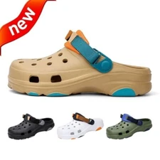 Men Slip On Garden Mules Clogs Sports Sandals Beach Shoes Water Slippers Size US