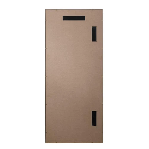 Elegant Decor Viola 30x70" Metal & MDF Panel Full Length Mirror in Brass - Picture 6 of 9