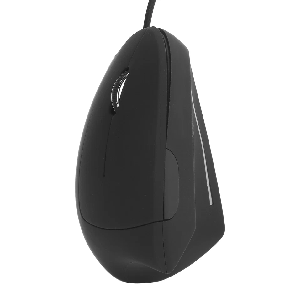 Wired Left Hand Mouse Vertical Ergonomic 800/1200/1600DPI USB Optical For Wi GF0 - Image 3 of 4