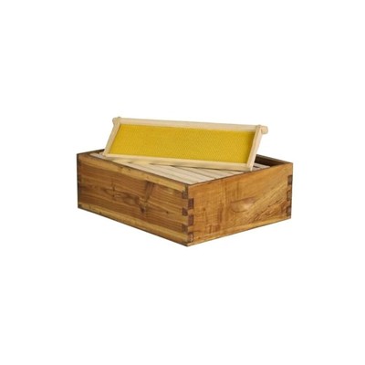 Bee Hive Medium Depth Super, Pre,Waxed,  Strong Dovetail Joints for Stability
