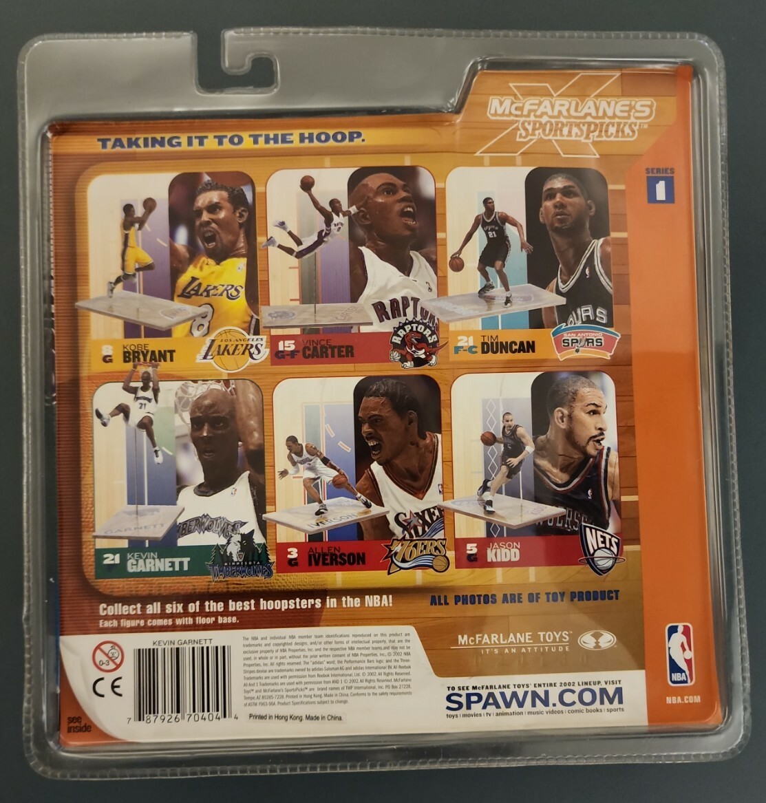 McFarlane Toys NBA Sports Picks Series 1 Kevin Garnett MN