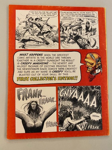 Creepy #1 / Warren 1964 1st Uncle Creepy SIGNED 2 times Williamson Free Shipping - Picture 2 of 5