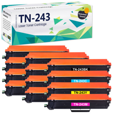 Toner TN-243CMYK Compatible with Brother MFC-L3710CW HL-L3210CW DCP-L3550CDW