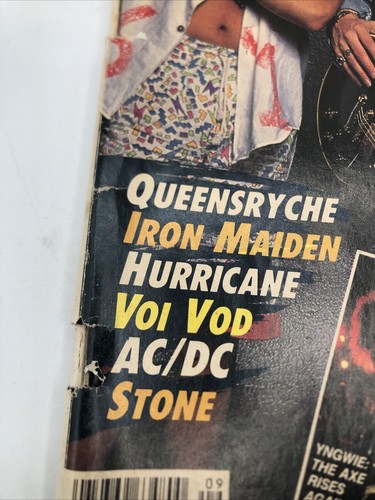 Rip Magazine (Nov 1989) Skid Row/Zeppelin/Ozzy (Sept. 1988) Voi Vod/ Queensryche - Picture 10 of 16