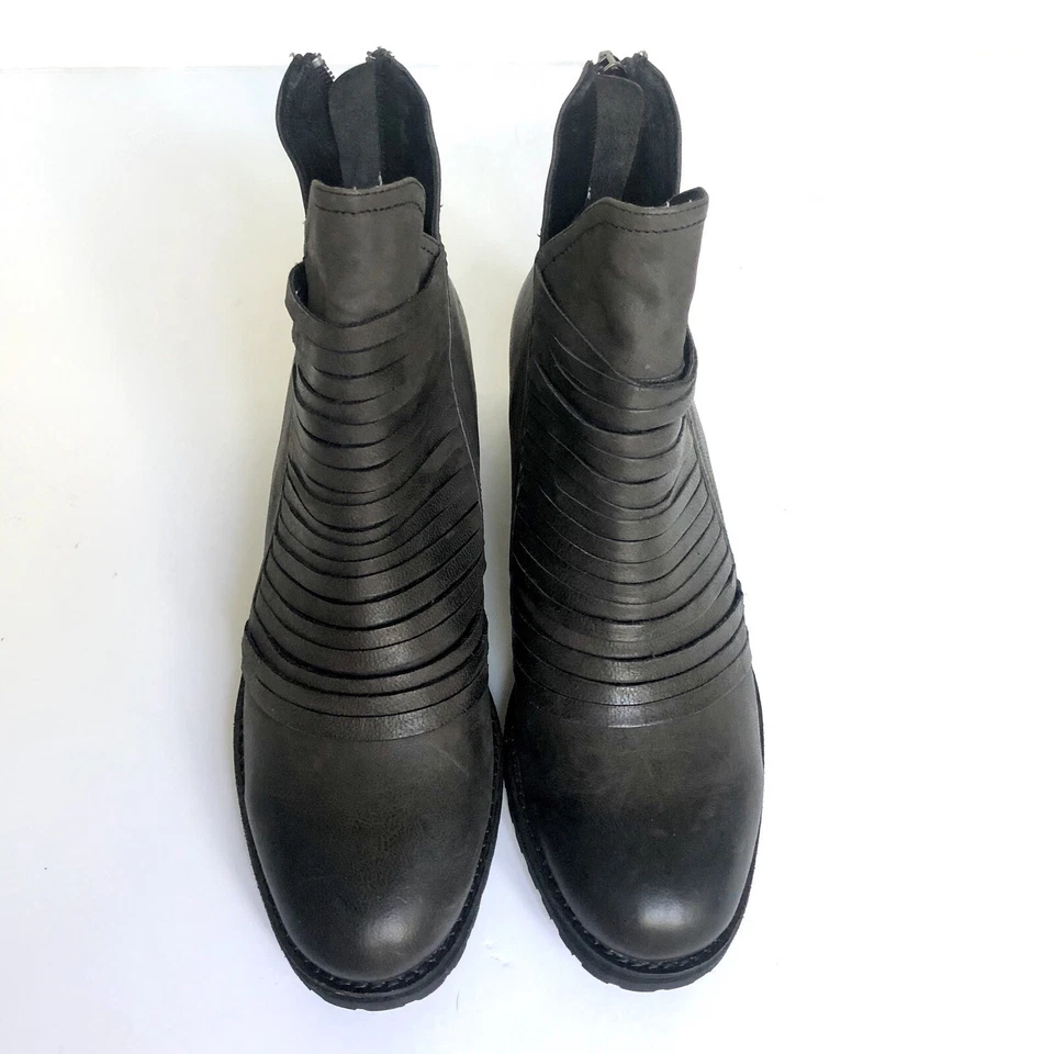 Botines de cuero ANTELOPE 326 a rayas talla 38 para mujer Foto 3 de 4