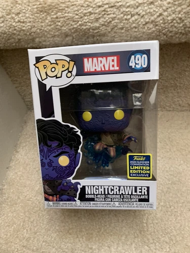 Funko Pop! Marvel: Nightcrawler #490 2020 Convención de Verano Compartida Exclusiva