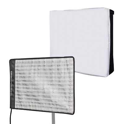 Walimex pro Flex LED 500 Bi Color Leuchtmatte inkl. Softbox 50W Flächenleuchte