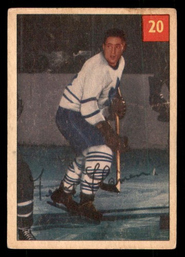 Fern Flaman #20 1954 Parkhurst card