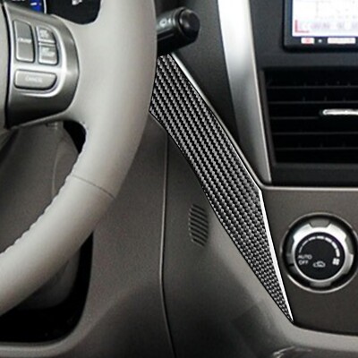 Carbon Fiber Center Console Left Side Panel Decal – Fits Subaru Impreza WRX 2009-2011