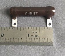 Vintage Ohmite 1000 Ohm 10 Watt Brown Devil N-15 Ceramic Power Resistor 1000 