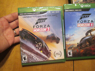 FORZA HORIZON 3 + 4 & 5 XBOX ONE LOT GAMES BRAND NEW FACTORY SEALED RACING  GAMES