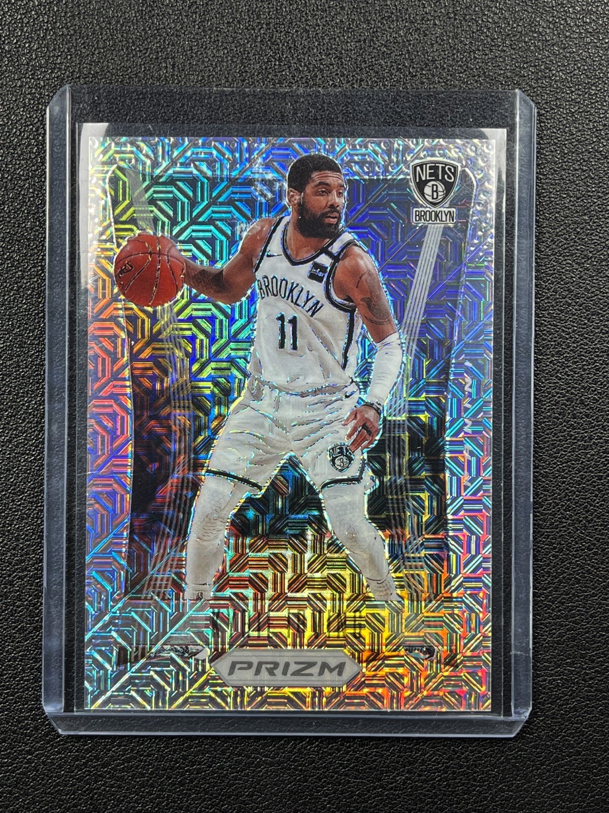 KYRIE IRVING 2020-21 PANINI PRIZM #12 THROWBACK MOJO PRIZMS 03/25