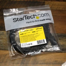 Startech 6FT DisplayPort 1.2 Cable with Latches M-M HBR2 4Kx2K (DISPLPORT6L)