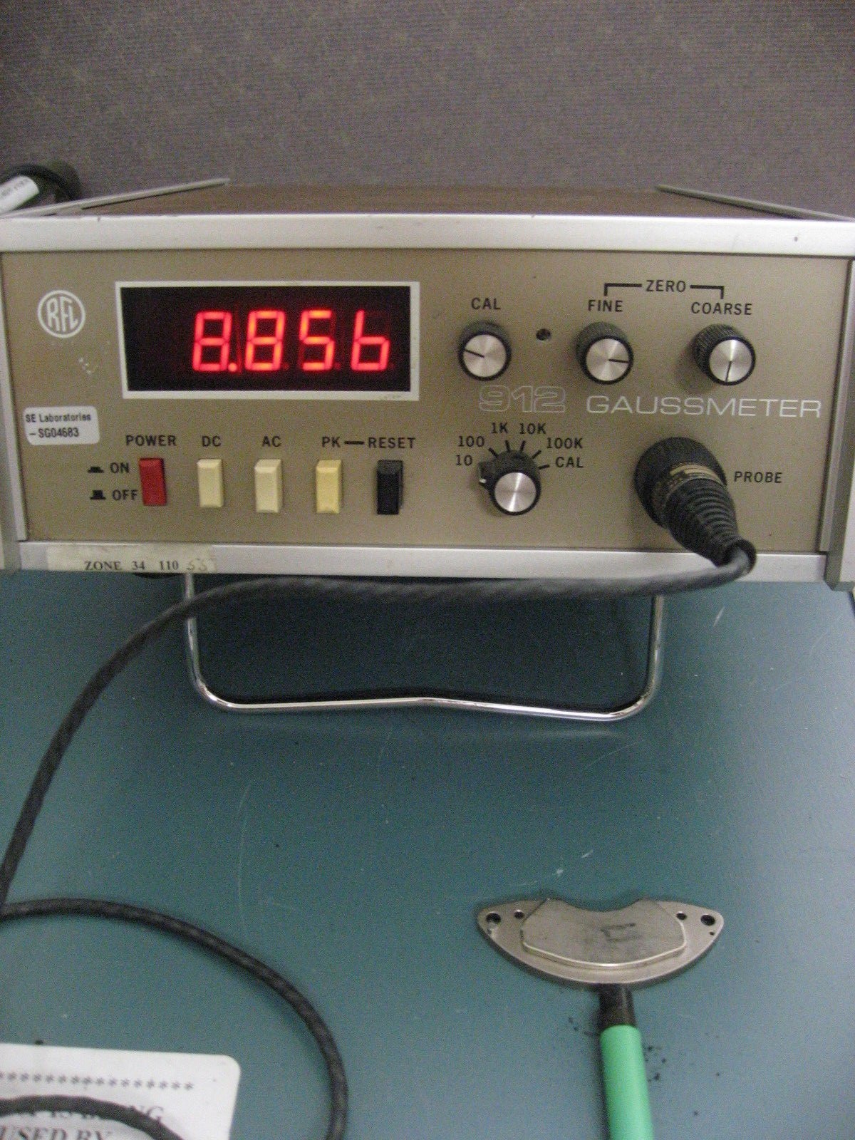 RFL 912 Gaussmeter and Probe WORKING! ACDC & Peak 10mG