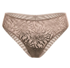 Image of Marc & Andre Seamless Women's Brazilian Brief in 3XL EU/DE 46 Mesh Beige