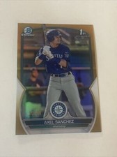 2023 Bowman - Chrome Axel Sanchez #BCP-73 TRUE Gold Refractor /50 1st RC Mariner