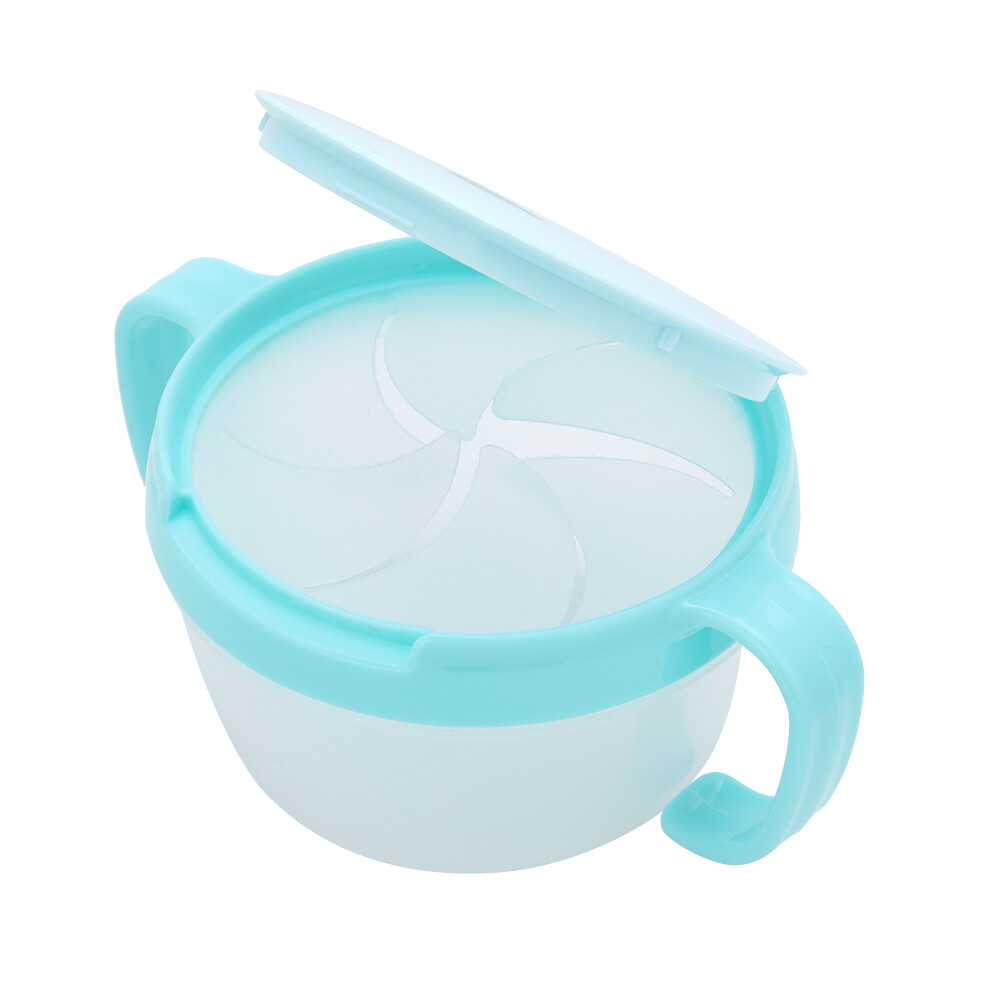 Collapsible Silicone Baby Snack Cup Dual Handle Spill-Proof Snack Catcher  Food