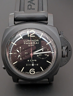 Panerai Luminor Monopulsante Chronograph GMT - PAM 317  Warranty to January 2026