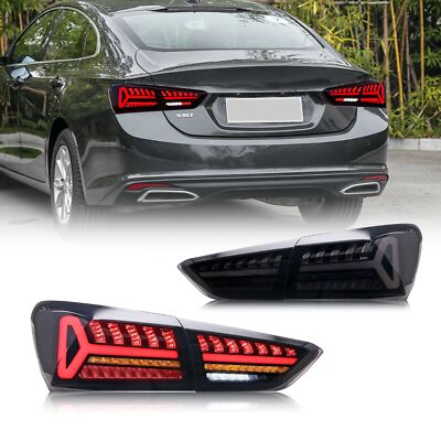 LED-Rückleuchten für Chevrolet Chevy Malibu 2019+ Schwarze Rückleuchtenbaugruppe