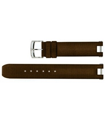 Baume et Mercier Linea 6mm Inlet Leather Strap Brown Satin Finish MX007K8X