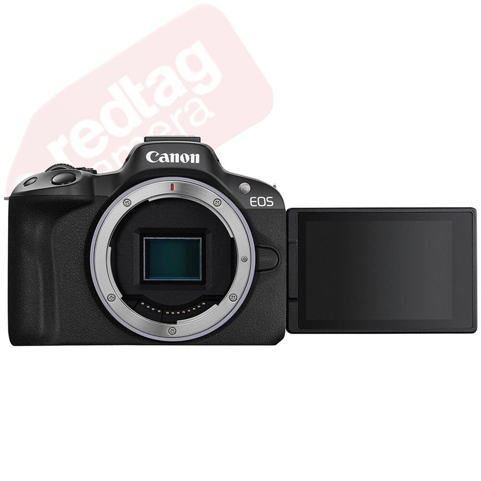 Canon EOS R50 Mirrorless Camera Black + 3 Lens Kit 18-45mm + 32GB ...