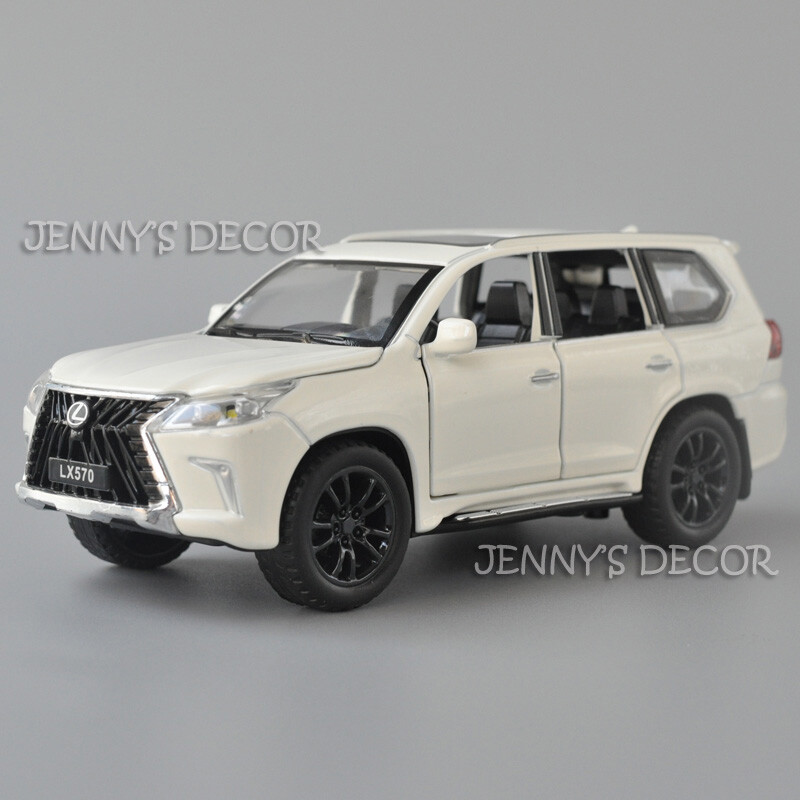 1:32 Scale Diecast Car Model Lexus LX570 SUV Pull Back Toy With