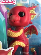 Fingerlings RUBY BABY DRAGON exclusive Red with Gold Glitter Interactive Toy