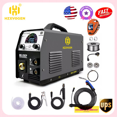 250A 5IN1 Alu MIG Welder Pulse-TIG /LIFT-TIG/ Gasless MIG/MMA Welder& Helmet