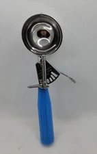 Hamilton Beach Model 78 Ice Cream Scoop Blue Handle Korea Stainless Steel 