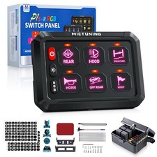 Rgb 6 Gang Switch Panel 12v Led Electronic Circuit Control Relay System Box Car Rgb 6 Gang Switch Panel 12v Led Electronic Circuit Control Relay System Box Car