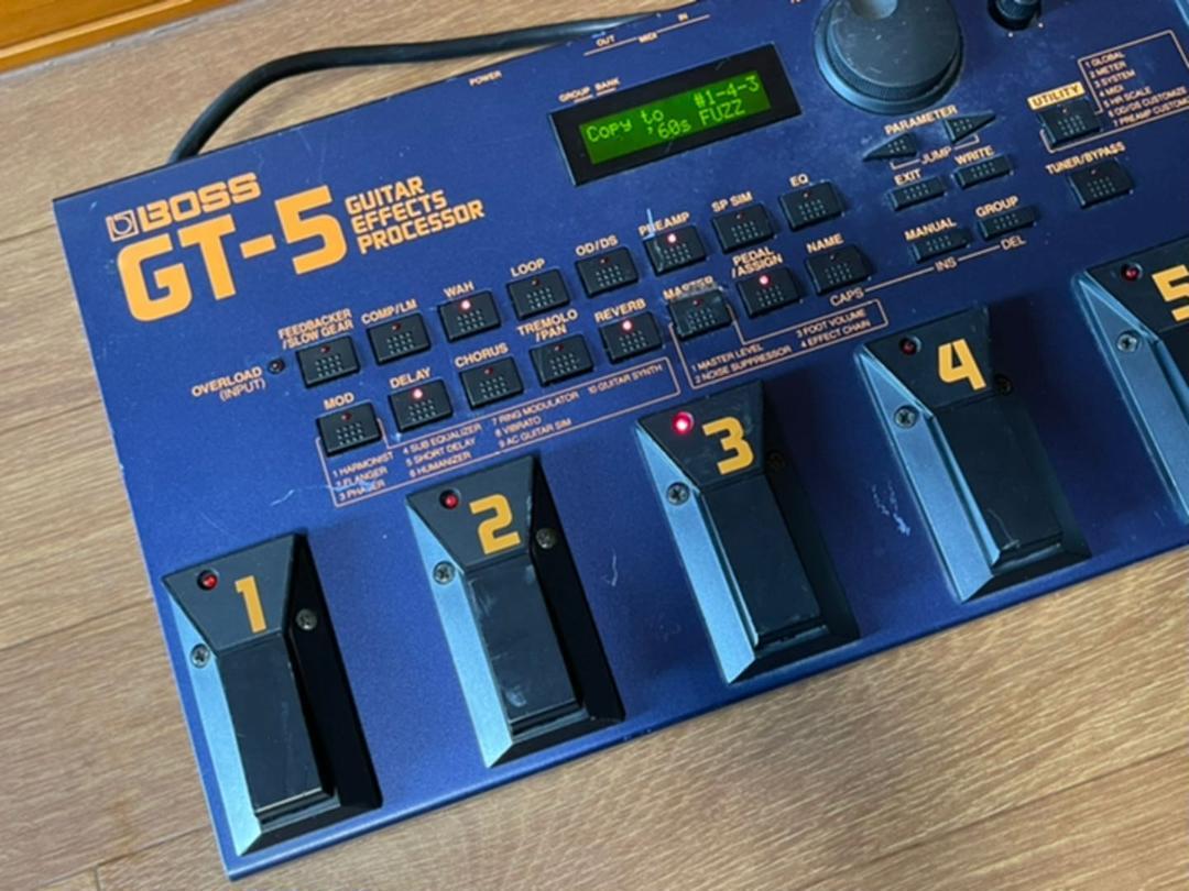BOSS GT-5 GUITAR EFFECTS PROCESSOR ハードケー Boss Multi Effects GT-5 Guitar Effect Processor Pedal Main body