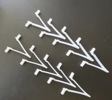 🎯🎯24 Pack Universal Swimming Pool Pole Butterfly Clip Clips V-Clip Replacement