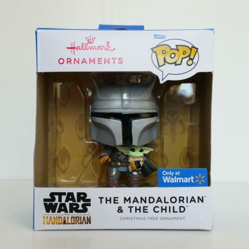 Hallmark Ornament Funko Pop Star Wars Mandalorian & The Child Grogu Walmart 2021 - Picture 1 of 6