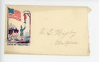 Civil War Patriotic Envelope Fate Of Traitors Jeff Davis