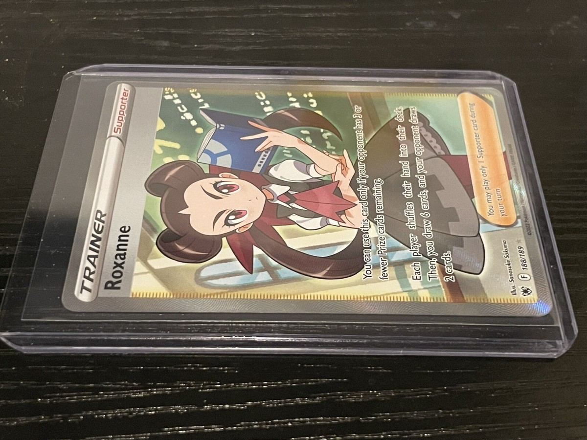 Roxanne 188/189 Astral Radiance Full Art Trainer Pokemon TCG Card