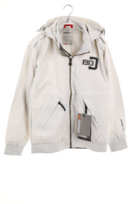 DIDRIKSONS 1913 Jacke Sport Logo-Stickerei 160 = 164 off-white NEU