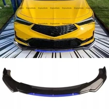 For Acura MDX RDX Universal Front Bumper Lip Spoiler Splitter Gloss Black Blue