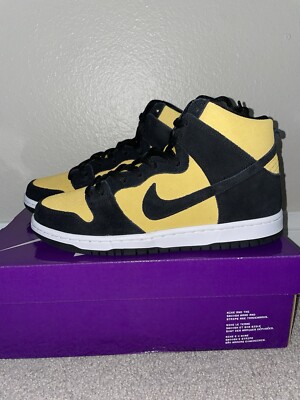 Size 8.5 - Nike Dunk Pro SB High Reverse Goldenrod