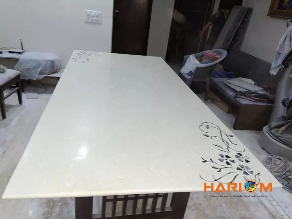 Used marble online dining table