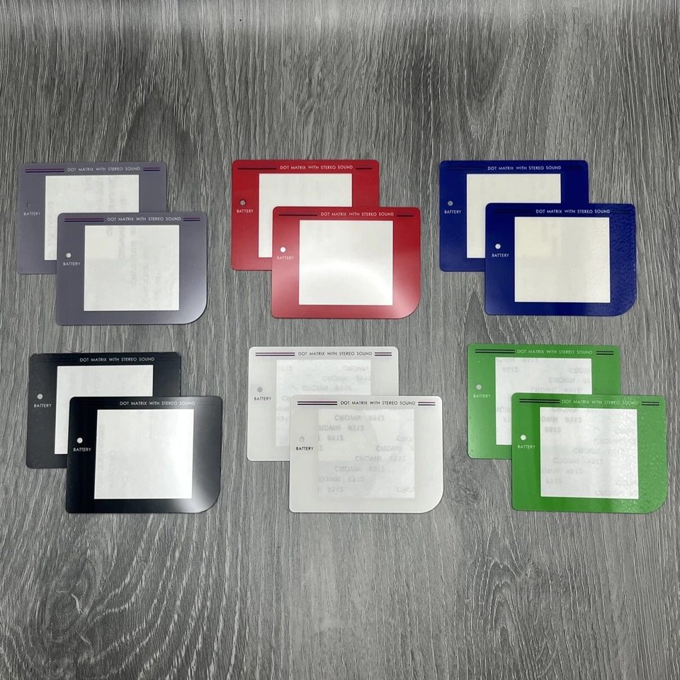 Original Nintendo Game Boy DMG-01 Replacement Screen Lens (2 PACK) Choose Color! - Image 2 of 4