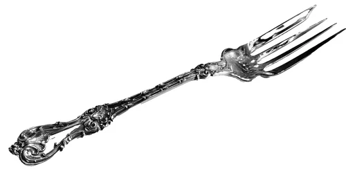 Gorham-KING EDWARD-Sterling-Fish/Salad Fork-6 1/4"-No Mono