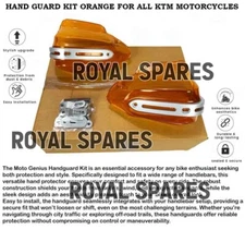 "HAND GUARD KIT, ORANGE" FIT FOR ALL KTM MOTORCYCLES