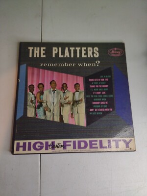 THE PLATTERS, REMEMBER WHEN.. Vinyl Record LP  MG-20410