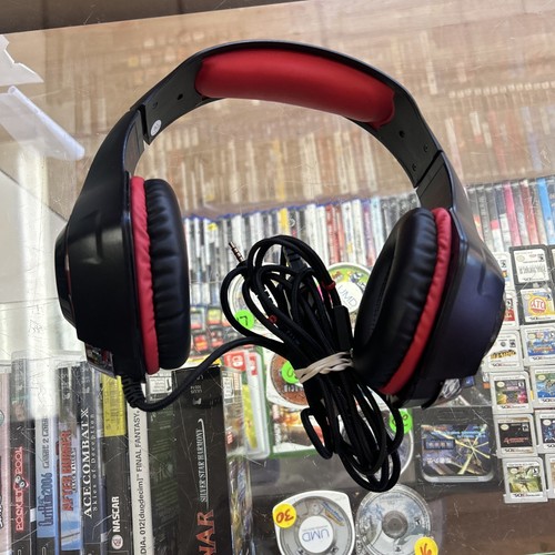 Beexcellent GM-1 Black Red Pro Gaming Headset with Surround Sound Microphone - Picture 2 of 4