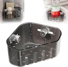 Suction Corner Storage Basket, 2025 Upgraded Suction Cup Press Sink Drainer Bask