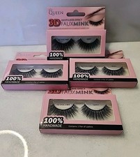 4 Pack Queen Eyelash Pair False Lashes BLACK ...