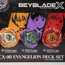 TAKARA TOMY BEYBLADE X CX-00 Evangelion Deck Set EVA Limited Japan New 2026