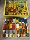 Vintage Matchbox Construction Dump Truck Lot w/ Case 70s 80s Heavy Mix Lesney