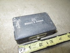 vintage Brown & Sharpe thread rolling dies for B&S Screw machine w/storage case