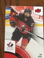 Ava Wood  2025 Team Canada Hockey #16 Red Foil woman